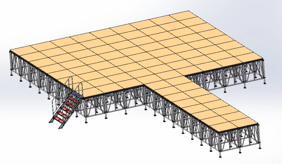 Aluminum Alloy Stage Aluminum Alloy Stage